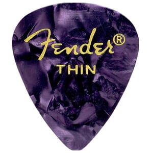 Fender 351 Pick Purple Moto Thin (12 Pack)