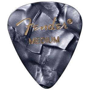 Fender 351 Pick Black Moto Medium (12 Pack)