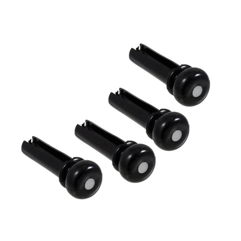 All Parts Acoustic Bass Bridge Pins, Black
