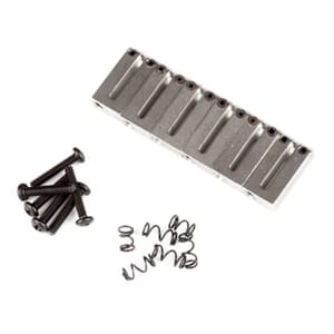 Fender 6-Saddle American Series Saddle Assemblies, ('86-'07), Satin Chrome