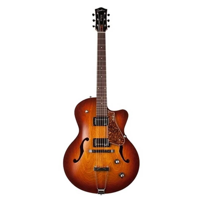 Godin 5th Avenue CW Kingpin II HB Cognac Burst Guitar