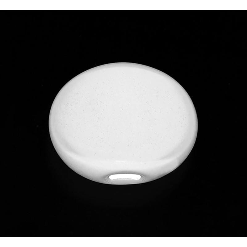 Plastic Oval Machine Head Buttons White (6)