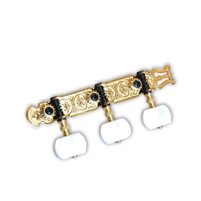 Cordoba Embossed Lyre Tuning Machine Heads - Treble Side