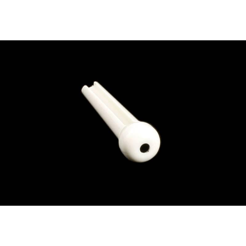 Bridge Pin  White With Black Dot