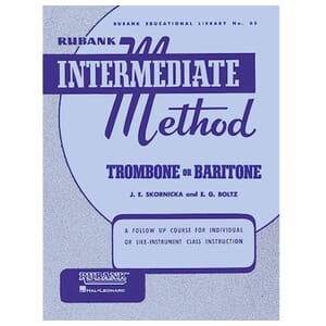 Rubank Intermediate Trombone or Baritone Method