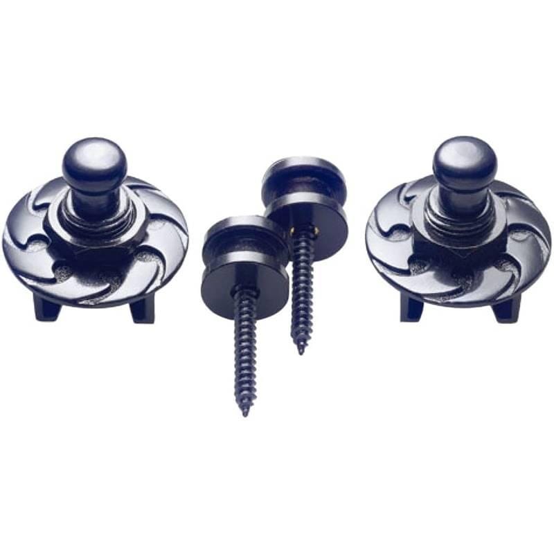 Strap Lock Buttons Black