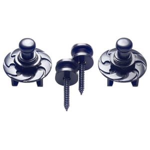 Strap Lock Buttons Black