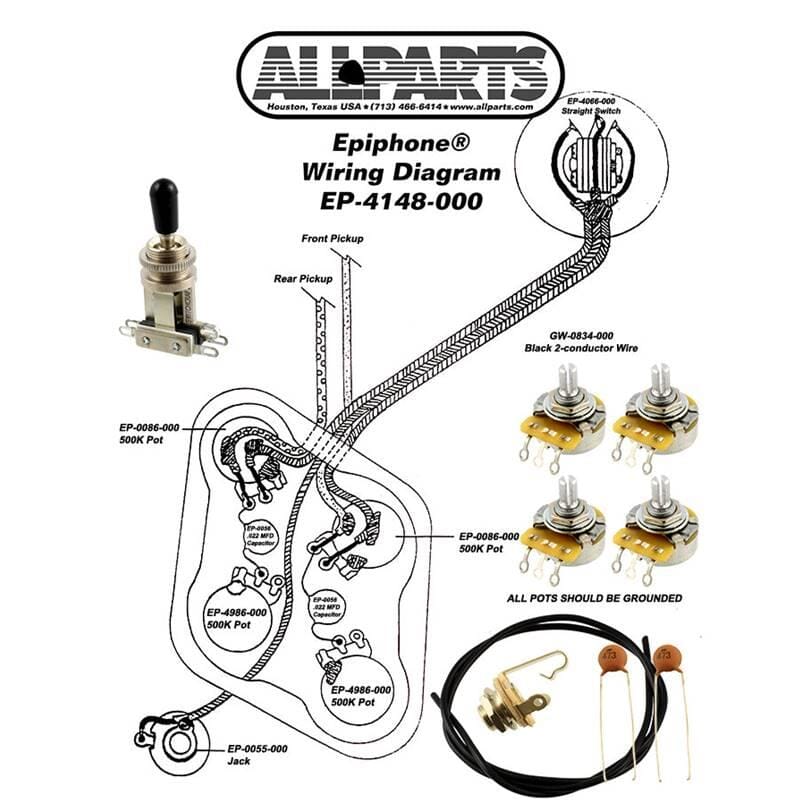 Wiring Kit For Epiphone