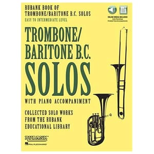 BOOK OF TROMBONE/BARITONE B.C. SOLOS – EASY TO INTERMEDIATE