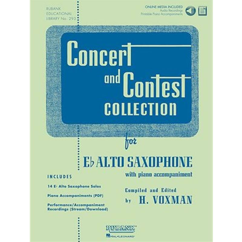 CONCERT AND CONTEST COLLECTION FOR Eb ALTO SAXOPHONE
Solo Book with Online Media