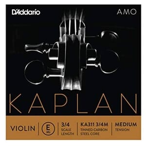 Kaplan AMO Violin 3/4 E String Med