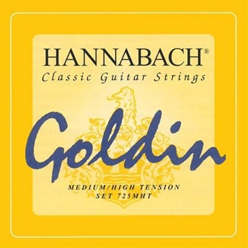 Hannabach 725 Goldin Set, Medium-High Tension Nylon Guitar Strings