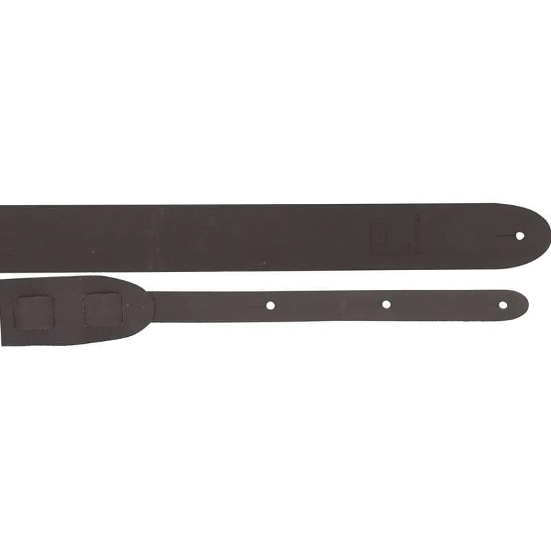 Profile 2" Leather Basic Guitar Strap, Brown