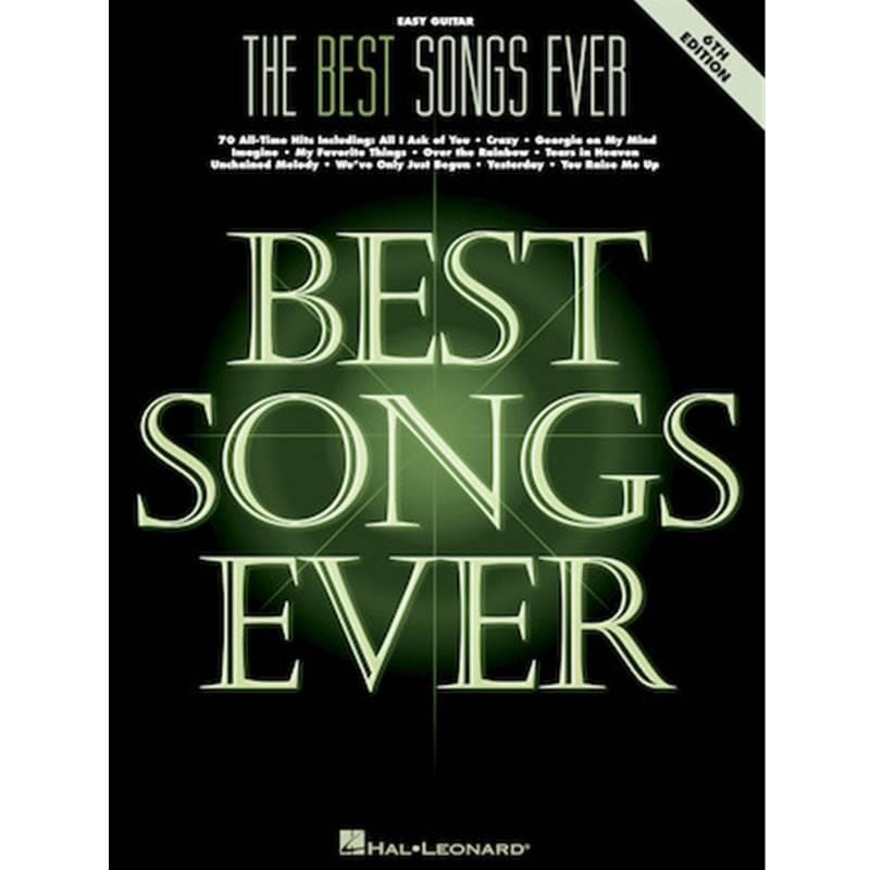 The Best Songs Ever 6th Ed. Easy Guitar