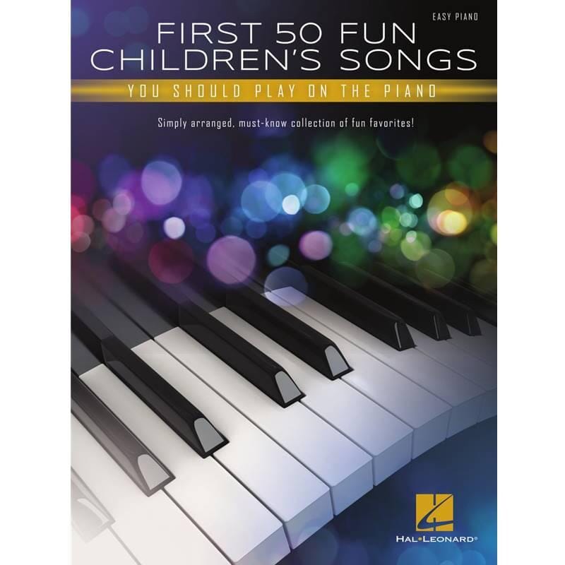 First 50 Fun Children's Songs Easy Piano