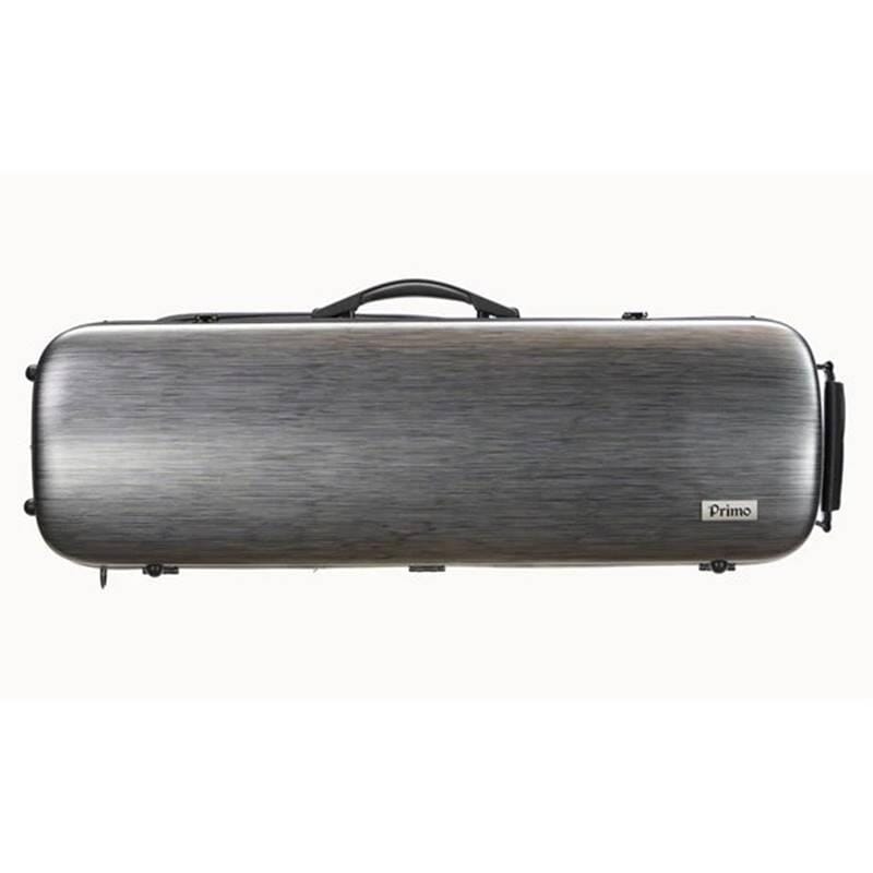 Primo 6160 Poly Carbon Oblong Violin Case Grey