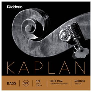 Kaplan Orchestral Bass Strings Set 3/4 Medium