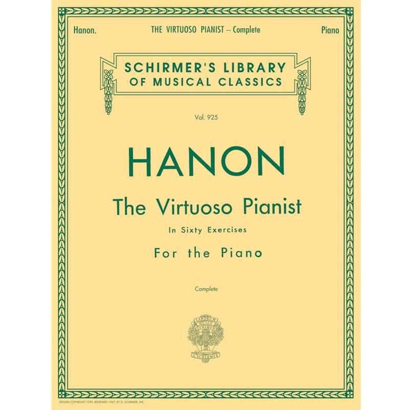 Hanon - The Virtuoso Pianist in 60 Exercises - Complete Volume 925