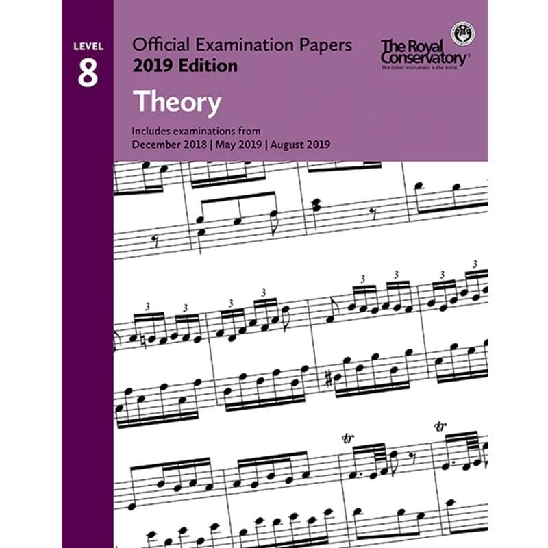 RCM 2019 Official Exam Papers Level 8 Theory