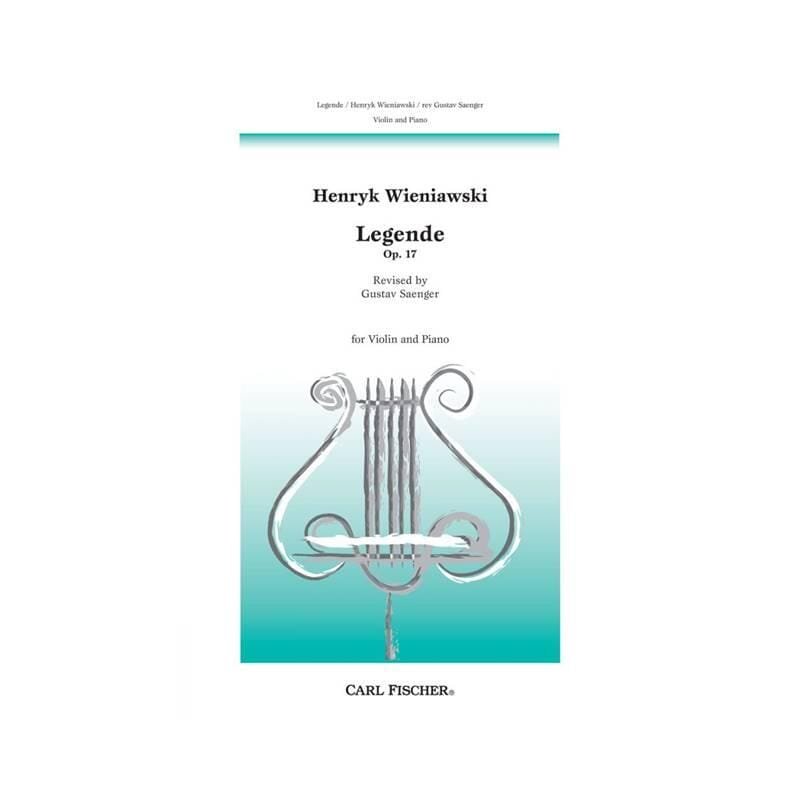 Wieniawski Legende Op. 17 for Violin and Piano