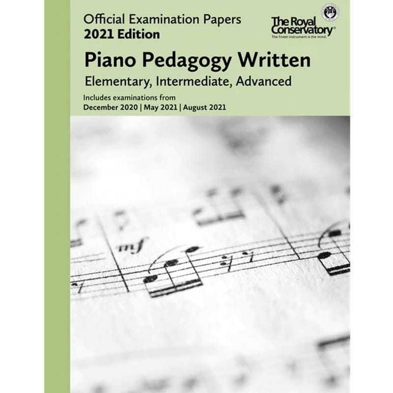 RCM 2021 Official Examination Papers: Piano Pedagogy Written