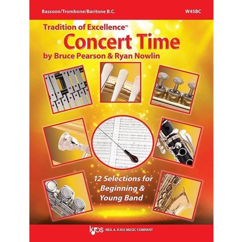 Tradition of Excellence: Concert Time - Bassoon/Trombone/Baritone B.C.