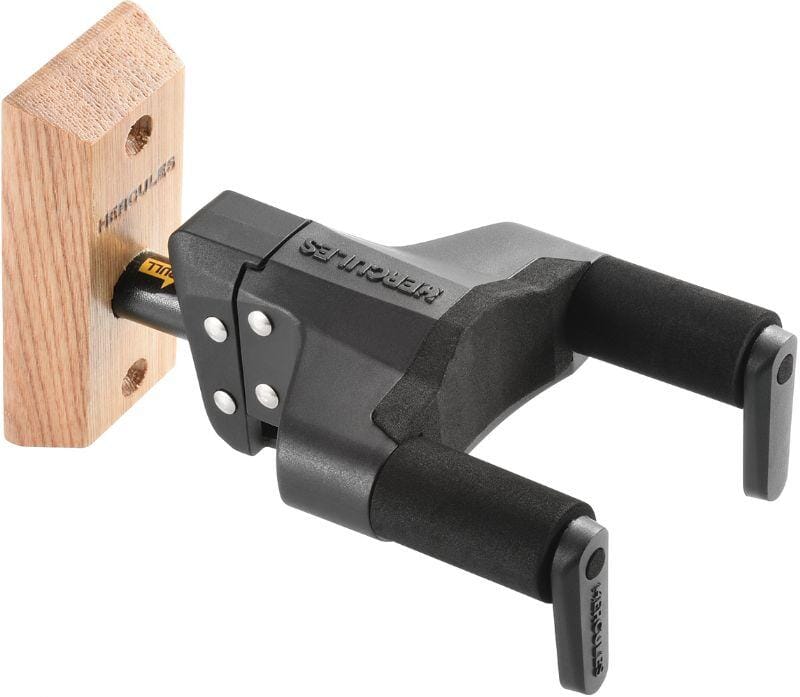 Hercules GSP38WB+ Guitar Wall Hanger - Wood Base
