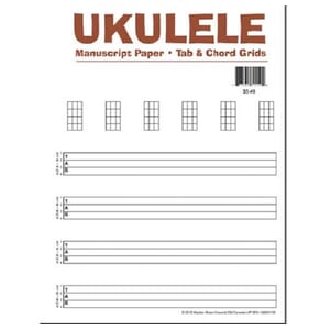 Ukulele Manuscript Paper