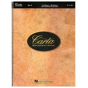 12 Stave Manuscript Carta No 9