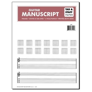 Guitar Manuscript Paper