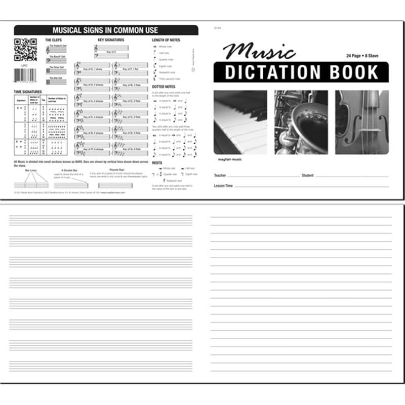Dictation Book 24 page 8 Stave