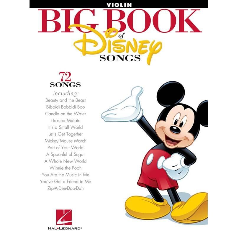 The Big Book Of Disney Songs for Violin