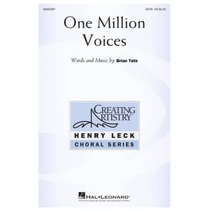 One Million Voices SATB Brian Tate