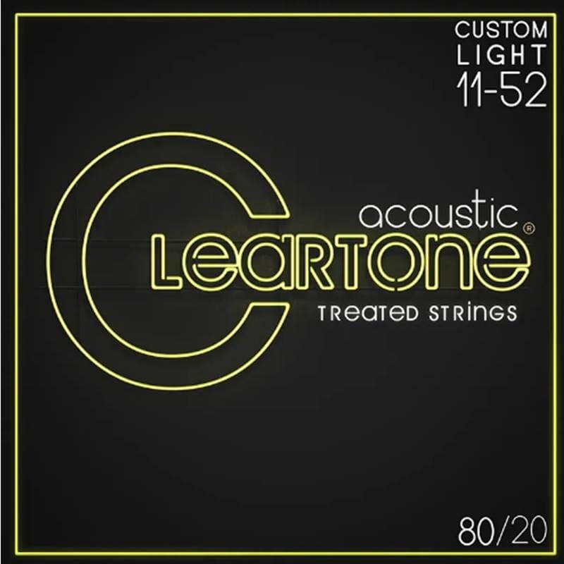 Cleartone Acoustic Strings – Custom Light 11-52