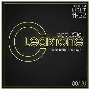 Cleartone Acoustic Strings – Custom Light 11-52