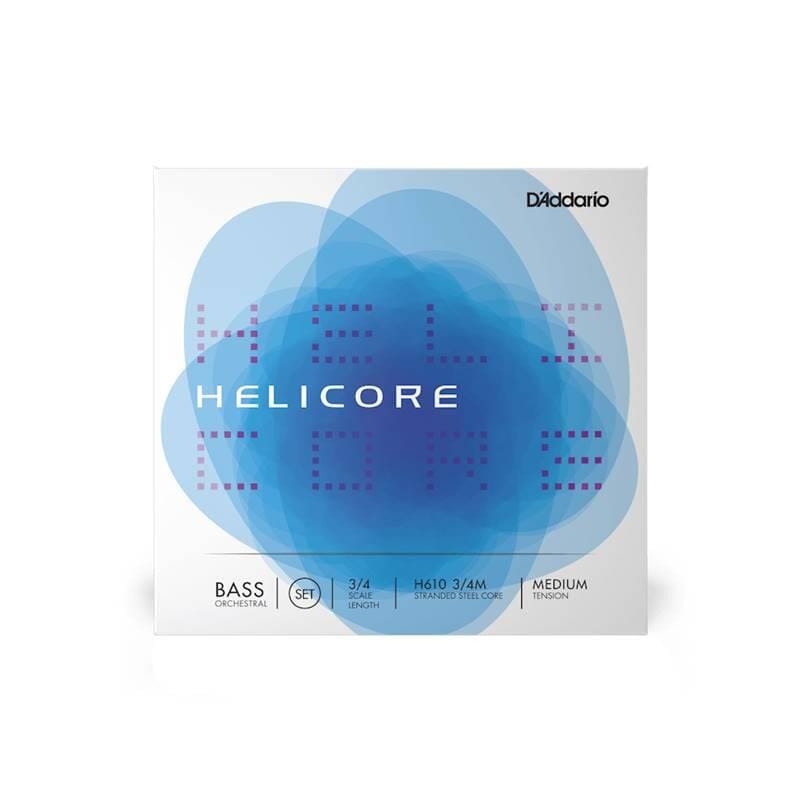 Helicore 3/4 Double Bass String Set - Medium