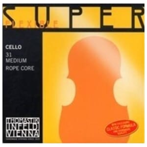 Superflexible Cello D String 3/4
