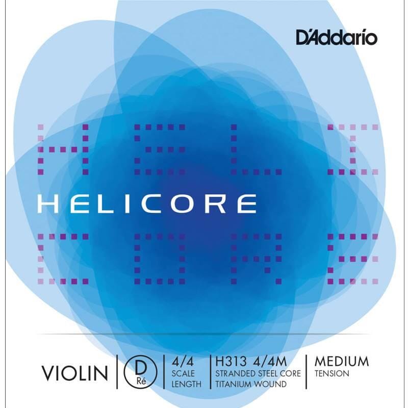 D'Addario Helicore D String Medium 4/4 Violin
