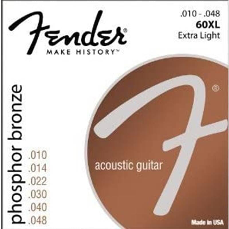 Fender 60XL Acoustic Guitar Strings 10-48