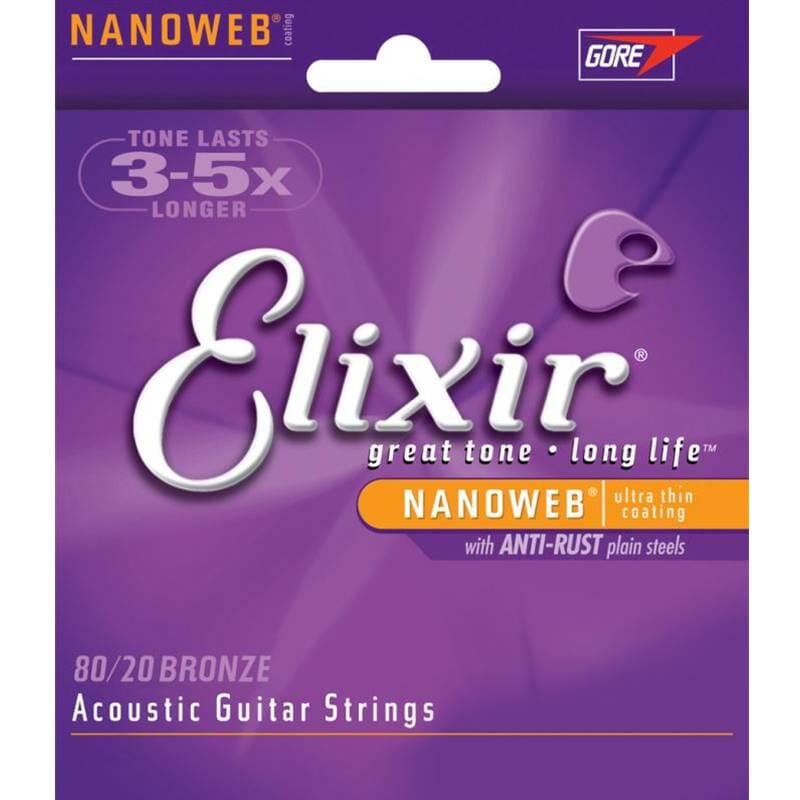 Elixir Acoustic Strings Medium 13-56