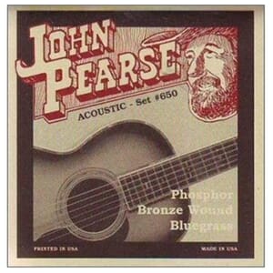 John Pearse Bluegrass Guitar Strings 12-56