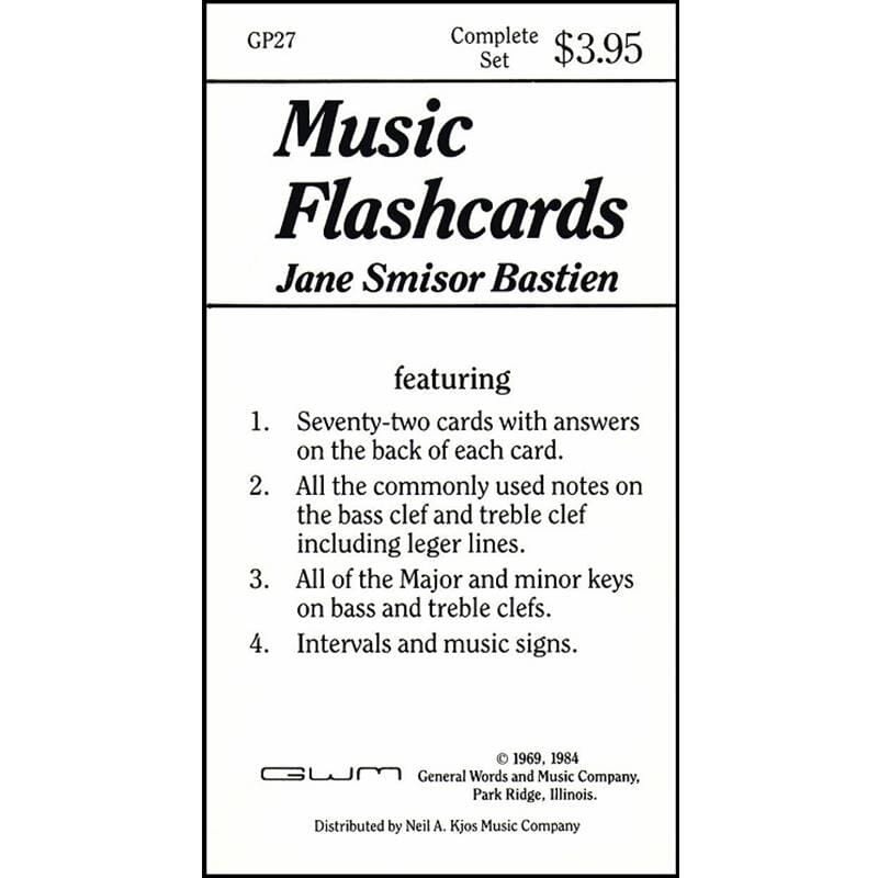 Bastien Music Flashcards