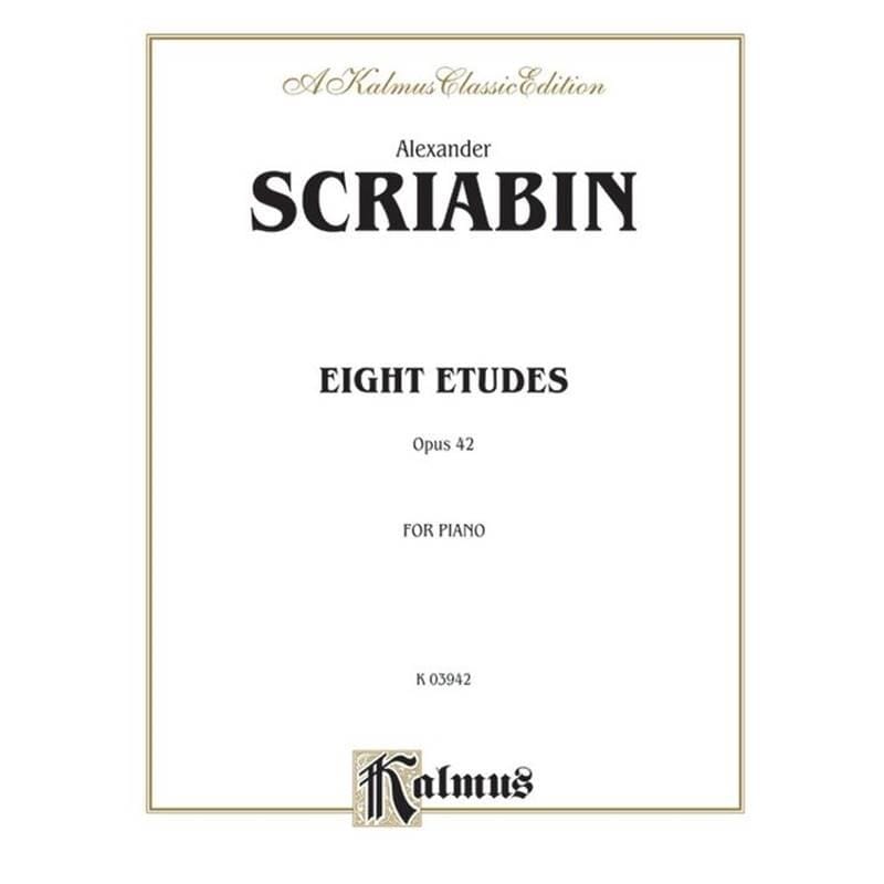 Scriabin Eight Etudes Op.42