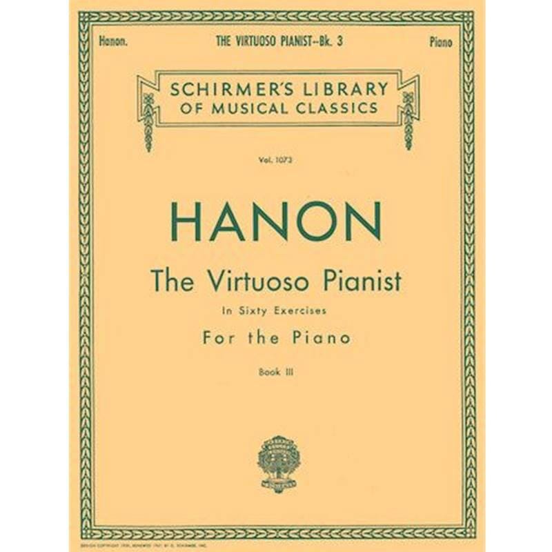 Hanon - The Virtuoso Pianist in 60 Exercises Book 3 Volume 1073