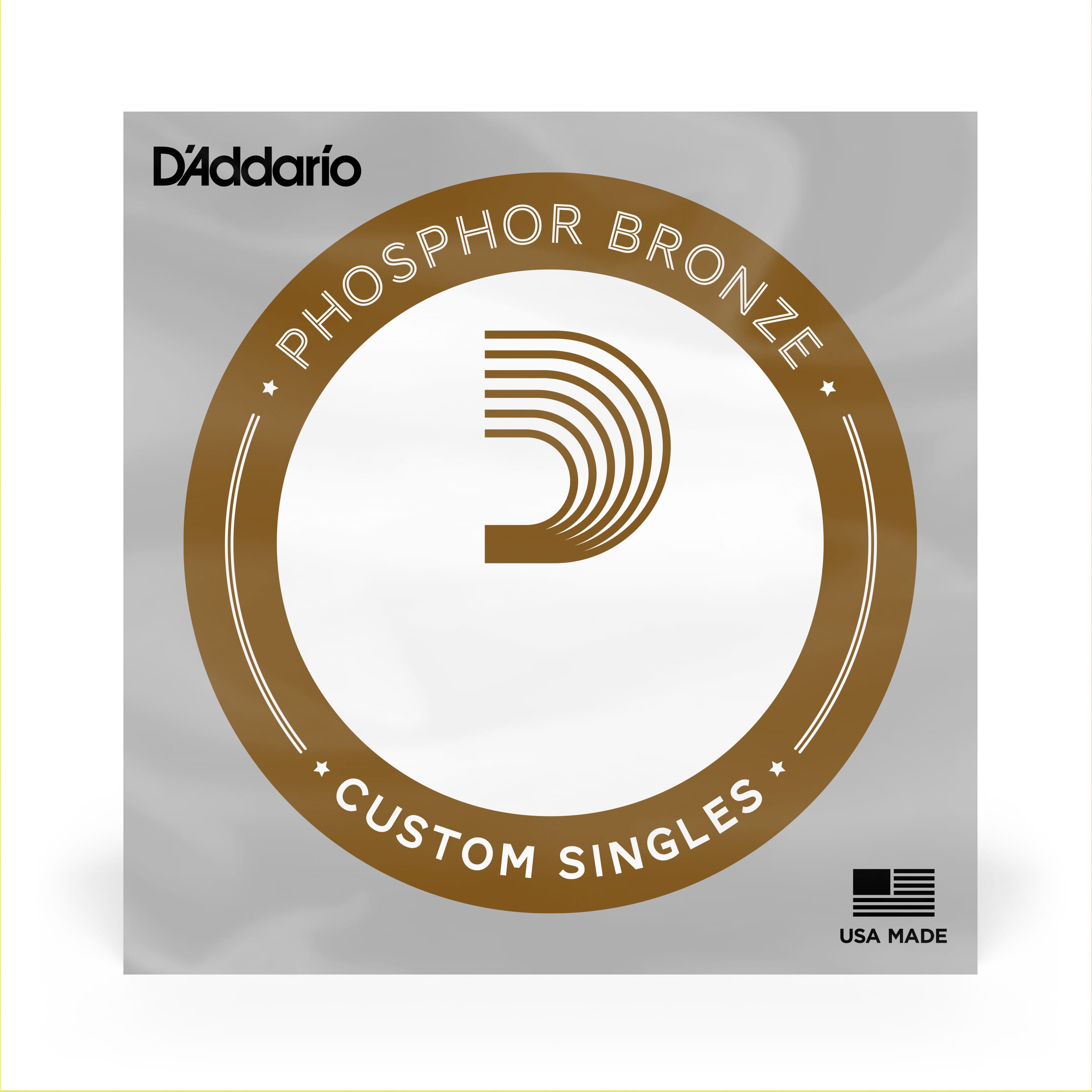 D'Addario Phosphor Bronze Acoustic Guitar Single String .026
