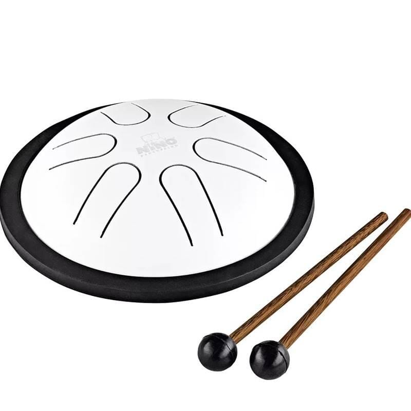 Meinl NINO Mini Steel Tongue Drum, White