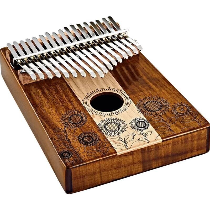 Meinl Sonic Energy Sound Hole Kalimba, C Major, 17-Notes, Maple & Acacia