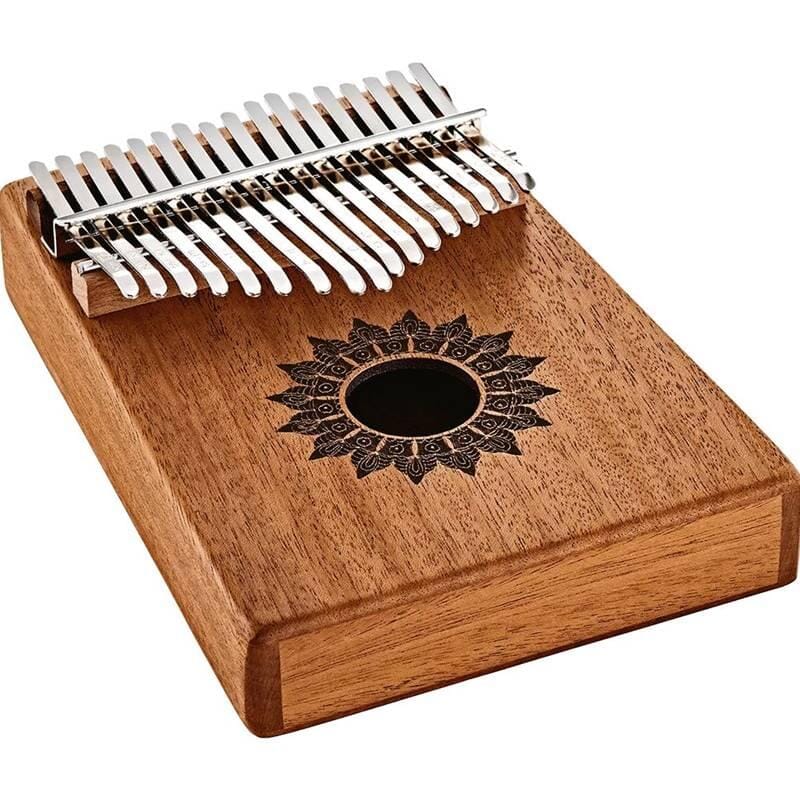 Meinl Sonic Energy Sound Hole Kalimba, C Major, 17-Notes, Mahogany