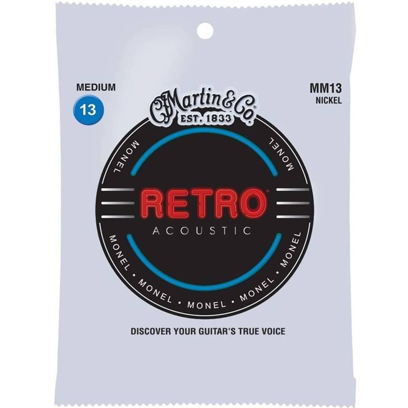 Martin MM13 Retro, Medium Acoustic Strings, Nickel