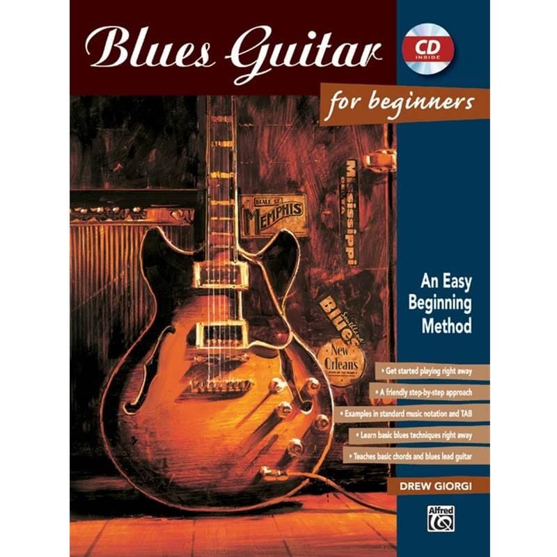 Blues Guitar For Beginners - Book & CD